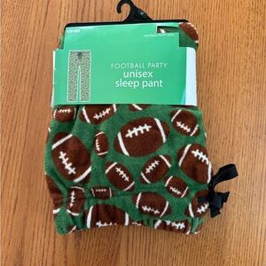 Green Football Print Unisex Sleep Pants